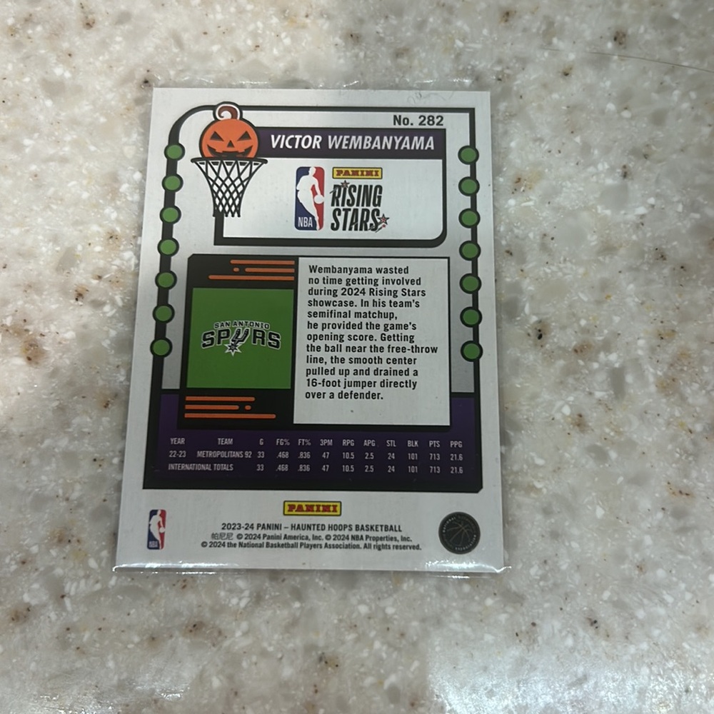 Panini NBA Hoops Rising Stars Card - Multicolor - Picture 2 of 2
